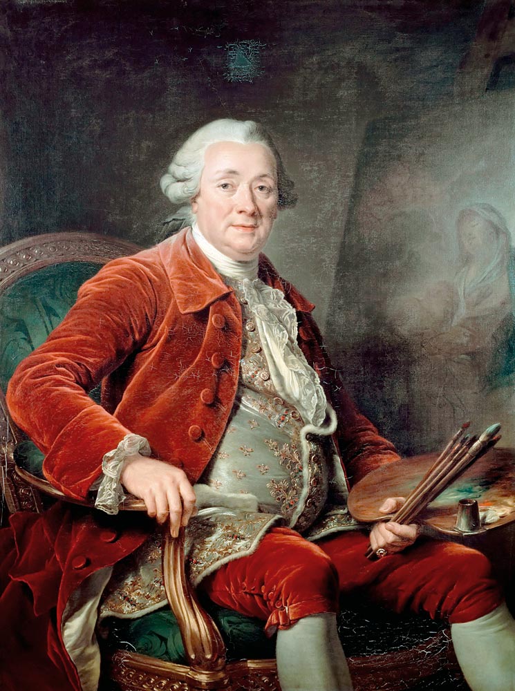 Portrait of Charles-Amédée-Philippe van Loo from Adélaide Labille-Guiard