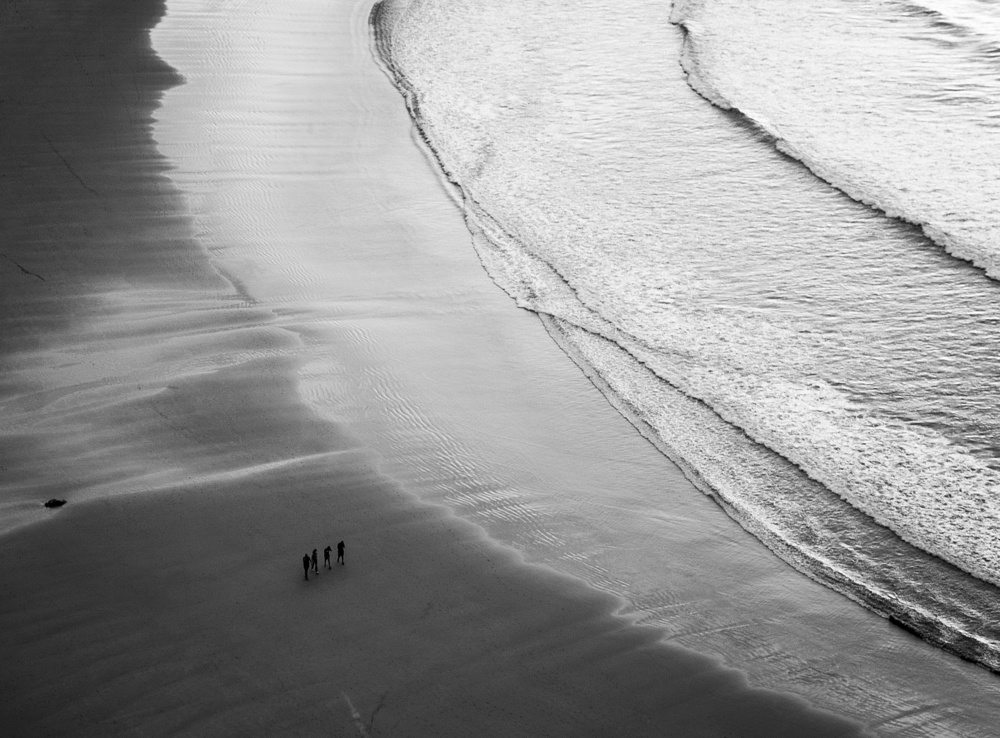 Foursome on the beach from Adolfo Urrutia
