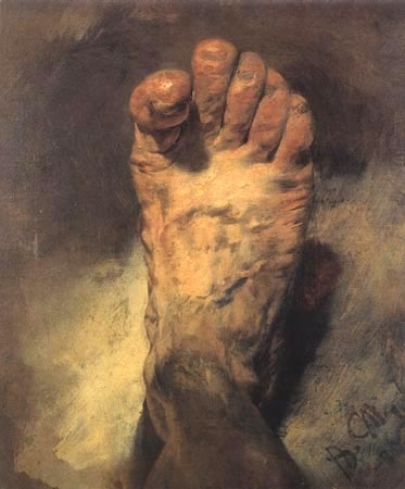 Foot of the Painter from Adolph Friedrich Erdmann von Menzel