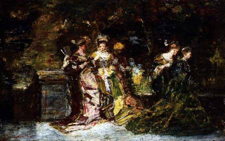 Women in a Park from Adolphe Jos.Th. Monticelli