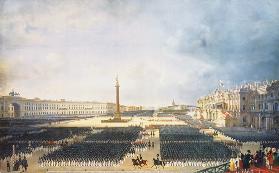 The Consecration of the Alexander Column in St. Petersburg on August 30th 1834