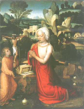 Holy Maria Magdalena as Büßerin from Adriaen Isenbrant