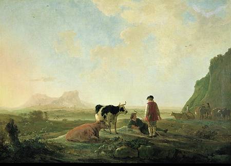Herdsmen with cows from Aelbert Cuyp