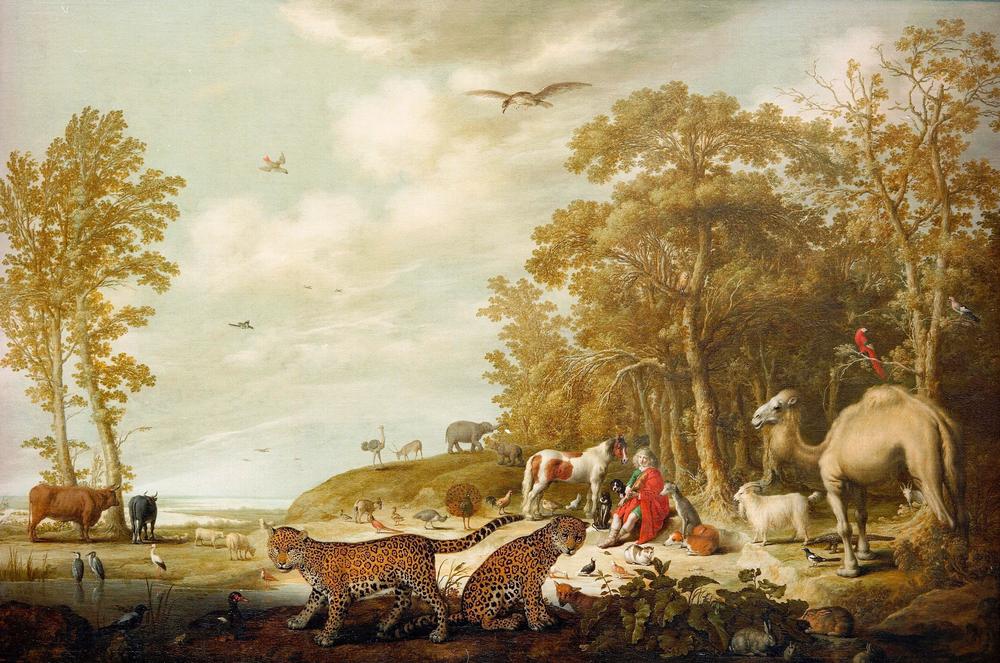 Orpheus with animals in a landscape from Aelbert Cuyp