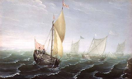 Shipping in Windswept Waters from Aert van Antum