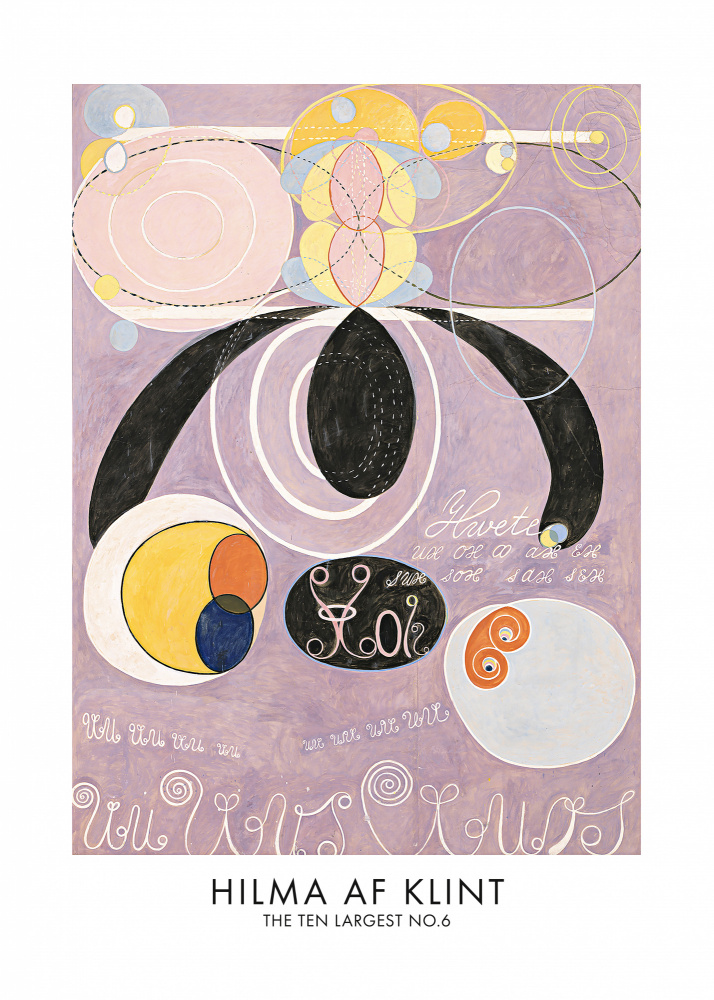 The Ten Largest No.6 Poster from Hilma Af Klint