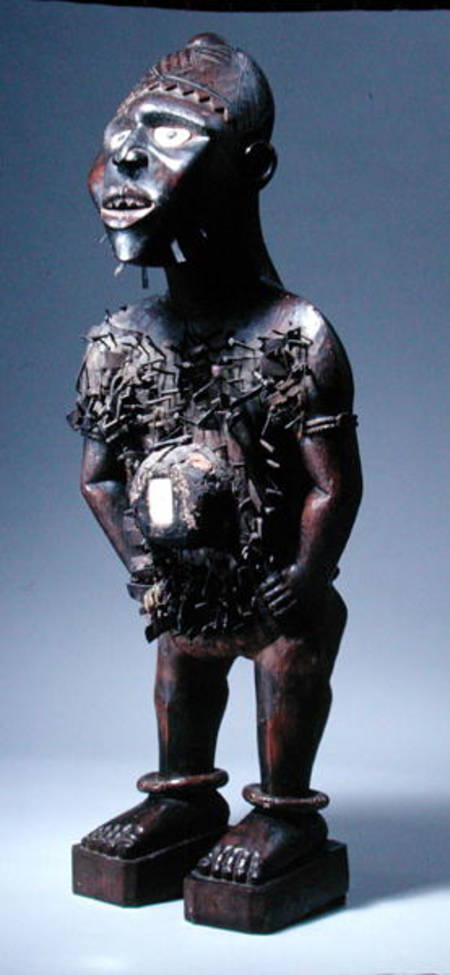 Mangaaka Figure, Kongo Culture, from Cabinda Region, Democratic Republic of Congo or Angola from African