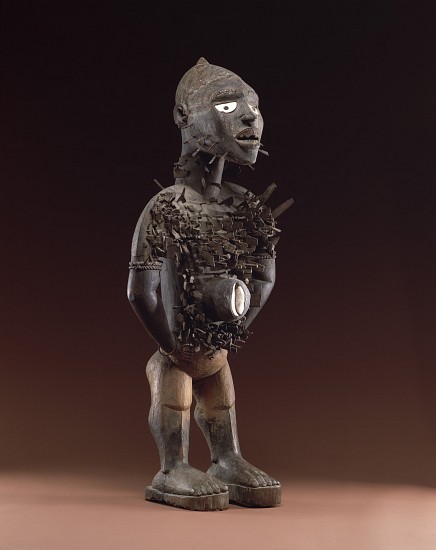 Nail Figure (nkisi n'kondi) Yombe, Congo from African