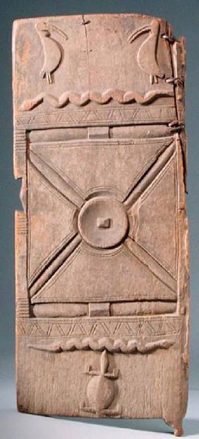 Senufo Door for Grain Store, Ivory Coast