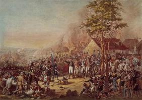 Schlacht bei Waterloo am 18. Juni 1815