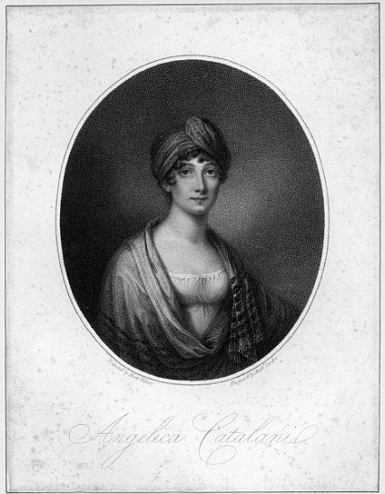 Angelica Catalani; engraved by Antoine CardonHuet-Villiers from (after) Jean Francois Marie