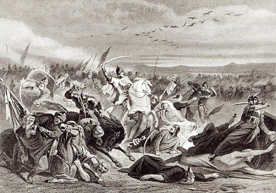 The Battle of Kalka from (after) Adolphe Yvon
