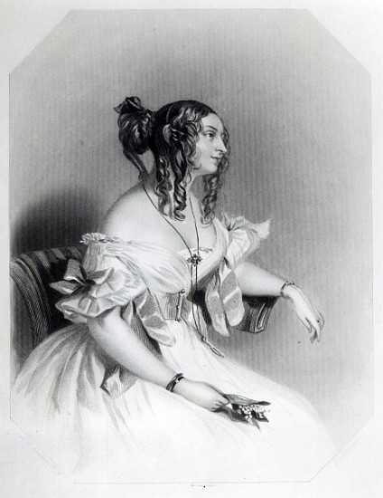 Teresa, Contessa Guiccioli from (after) Alfred-Edward Chalon