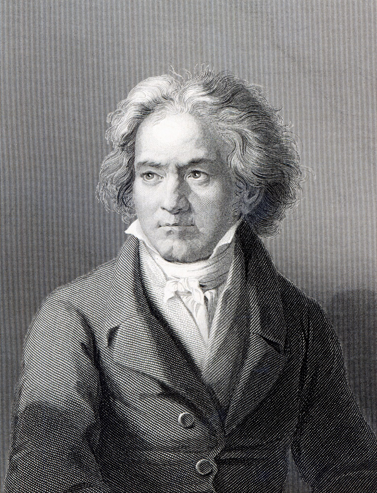 Ludwig van Beethoven; engraved by William Holl the Younger from (after) August Karl Friedrich von Kloeber