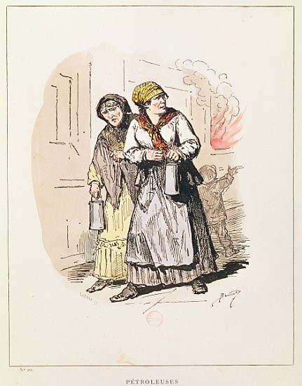 Two Petroleuses of the Commune from (after) Charles Albert d'Arnoux Bertall