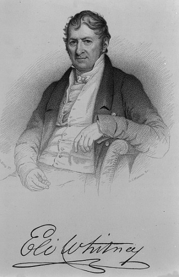 Eli Whitney; engraved by D.C Hinman from (after) Charles Bird King