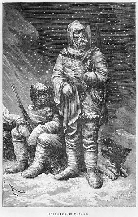 Exploration costumes, illustration from ''Expedition du Tegetthoff'' Julius Prayer (1841-1915) ; eng