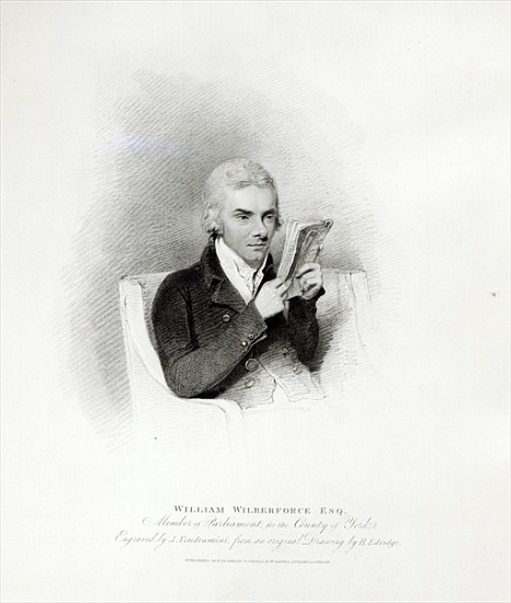 William Wilberforce; engraved by J. Vendramini from (after) Henry Edridge