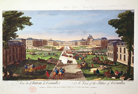 View of the Palace of Versailles from (after) Jacques Rigaud