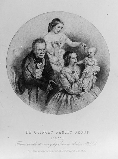 Thomas de Quincey and his family from (after) James Archer