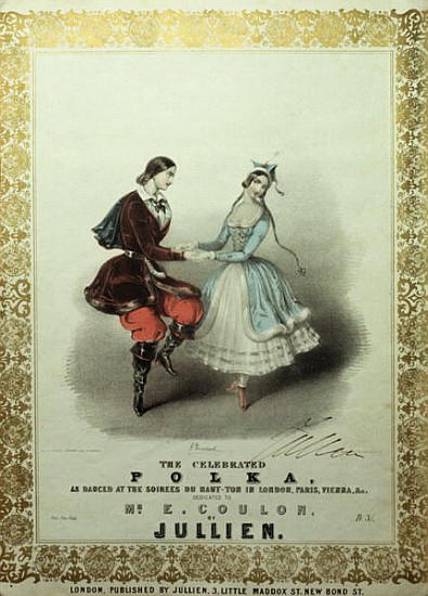 The Celebrated Polka, song sheet from (after) John Brandard