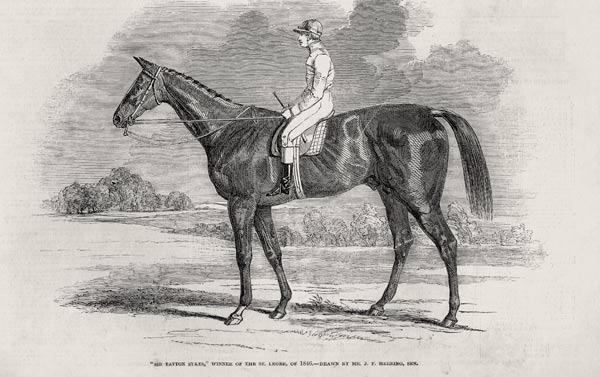 ''Sir Tatton Sykes'', Winner of the St. Leger, from ''The Illustrated London News'', 26th September  from (after) John Frederick Herring Snr