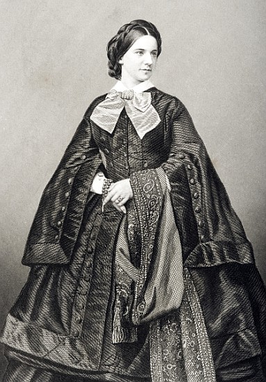 Mademoiselle Victoire Balfe (1837-71) ; engraved by D.J. Pound from a photograph, from ''The Drawing from (after) John Jabez Edwin Paisley Mayall