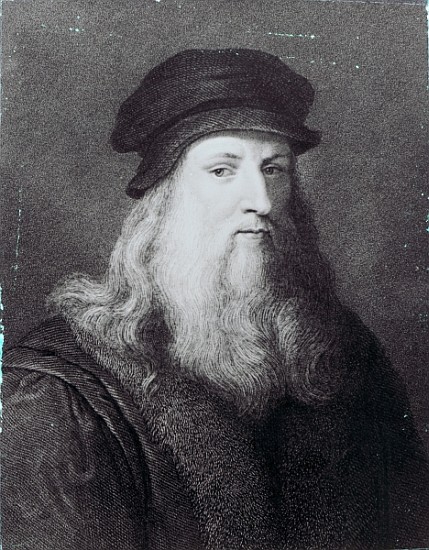 Leonardo da Vinci; engraved by Raphael Morghen from (after) Leonardo da Vinci