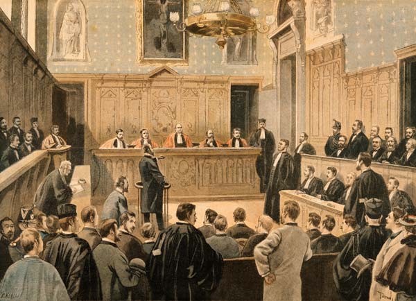 The Panama Trial, from ''Le Petit Journal''; engraved by Fortune Louis Meaulle (1844-1901) 2nd Janua from (after) Oswaldo Tofani