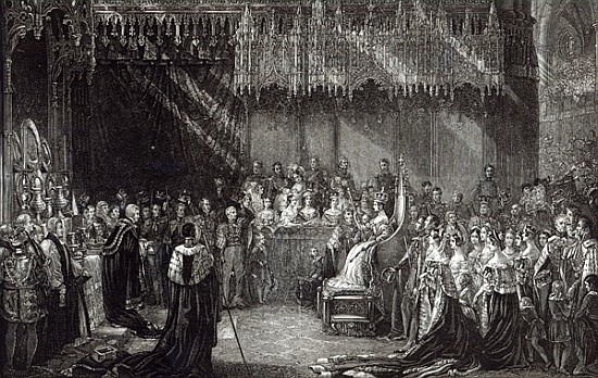 The Coronation of the Queen from (after) Sir George Hayter
