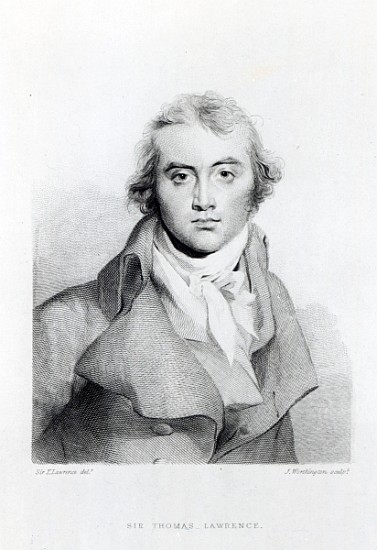 Self Portrait; engraved by J. Worthington from (after) Sir Thomas Lawrence