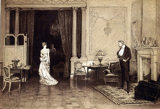 The First Cloud, from ''Leisure Hour'' from (after) Sir William Quiller Orchardson