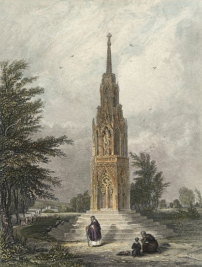 Waltham Cross, c.1820 from (after) W.B Clarke