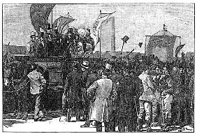 The Chartist Demonstration on Kennington Common, 10th April 1848