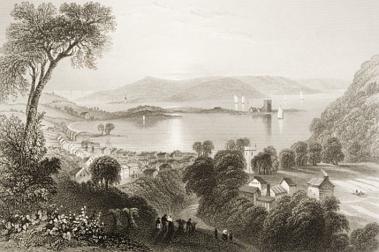 Larne, County Antrim, Northern Ireland, from ''Scenery and Antiquities of Ireland'' from (after) William Henry Bartlett