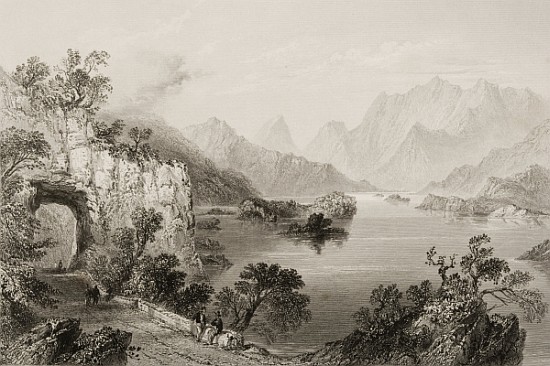 The Upper Lake at Killarney, County Killarney, Ireland, from ''Scenery and Antiquities of Ireland'' from (after) William Henry Bartlett