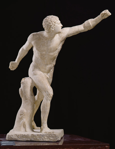 The Borghese Gladiator from Agasias