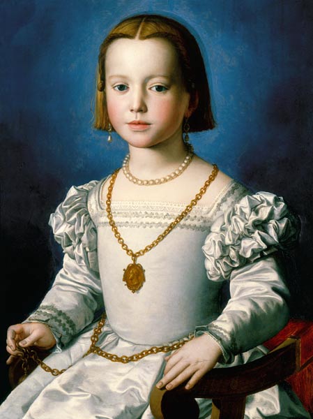 Bia de  Medici / Paint.by Bronzino /1542 from Agnolo Bronzino