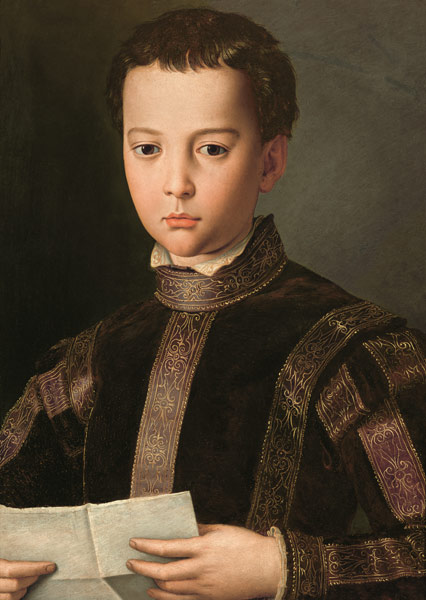 Portrait of Francesco I de' Medici (1541-87) as a Young Boy from Agnolo Bronzino