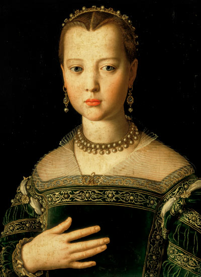 Portrait of Marie de' Medici (1573-1642) as a child from Agnolo Bronzino