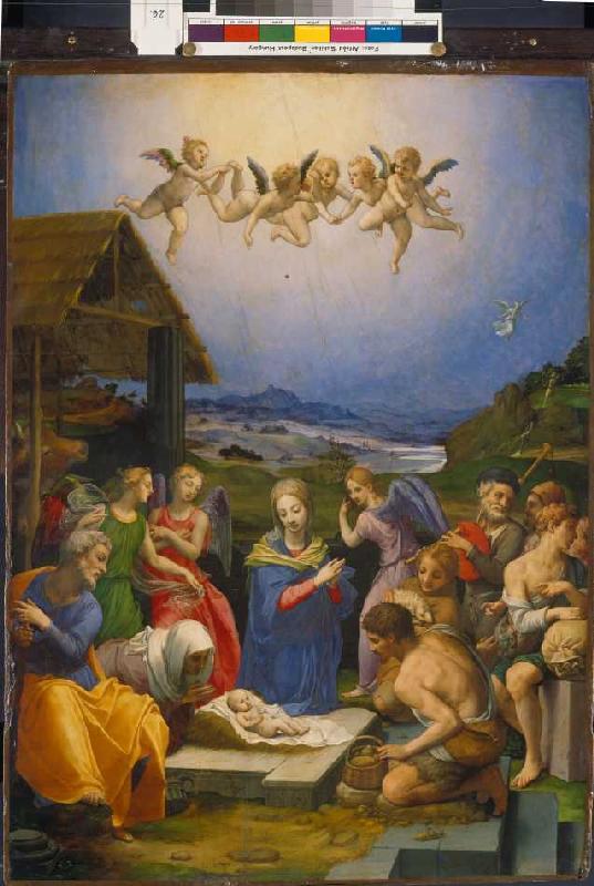 The adoration of the shepherds from Agnolo Bronzino