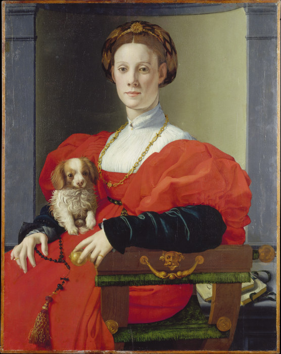 Portrait of a Lady in Red (Francesca Salviati?) from Agnolo Bronzino