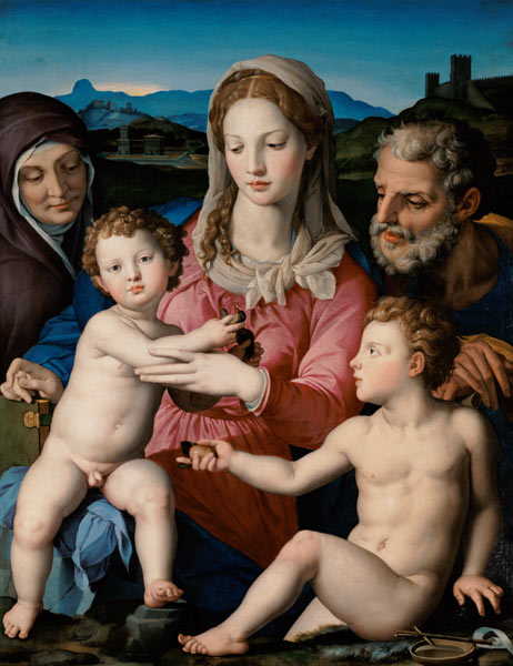 The Holy Family with the St. Anna and the Johannesknaben from Agnolo Bronzino