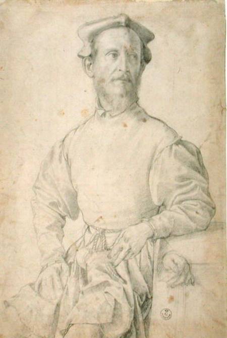 Portrait of Jacopo Pontormo (1497-1557) from Agnolo Bronzino