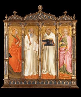 Saints Mary Magdalene, Benedict, Bernard of Clairvaux and Catherine of Alexandria
