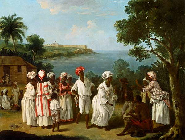 A Negroes' Dance on the Island of Dominica from Agostino Brunias