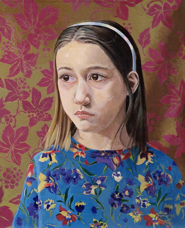 Painting of a Young Girl, 1993 (oil on canvas)  from Alan  Byrne