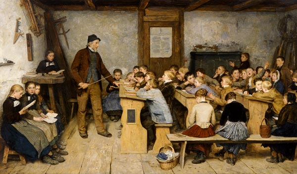 Village school from Albert Anker