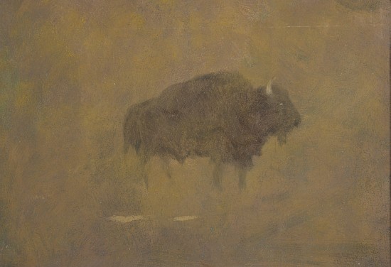 Buffalo in a Sandstorm from Albert Bierstadt