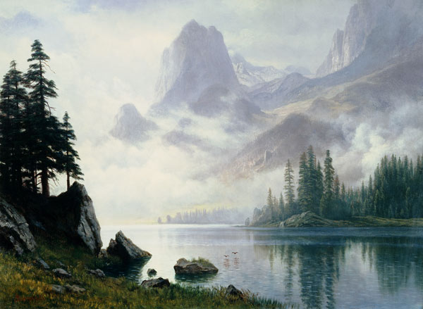 Mountain Out Of The Mist from Albert Bierstadt
